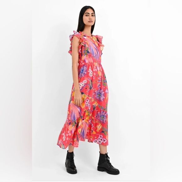 Banjanan Dresses & Skirts - Banjanan Hannah Dress- Eden Garden Azalea Dress Size S